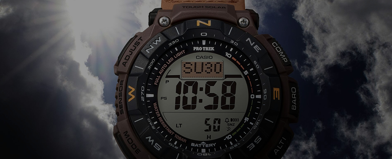 Casio Pro Trek PRG-340L-5: ����������� ��� ���������� ������